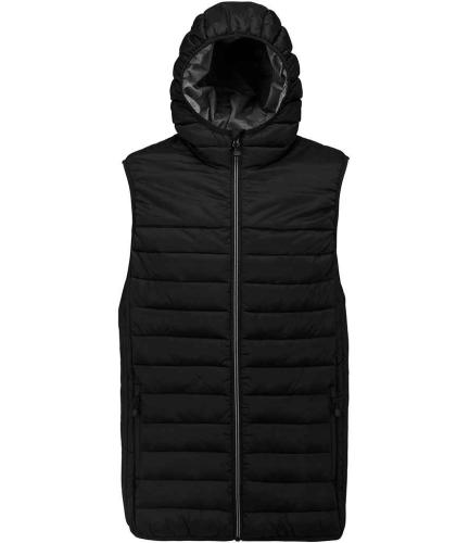 Proact Hooded Padded Bodywarmer - BLK - XL